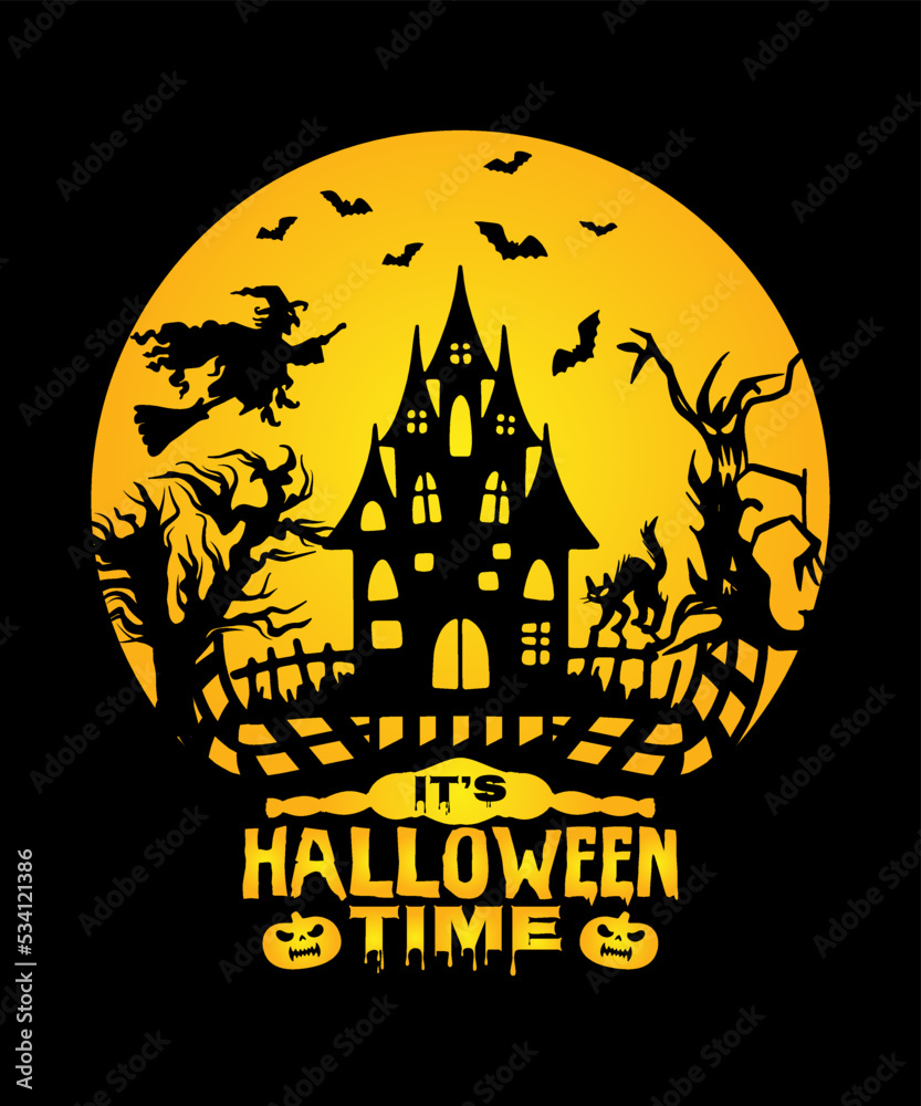 Halloween t-shirt design.creative Halloween t-shirt Design. Pumpkin shirt Vector Graphics Professional Halloween T-shirt template,Happy Halloween Scary T-Shirt Design vector,Halloween party t-shirt de