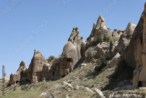 Cave house in Uchisar village Cappadocia Turkey