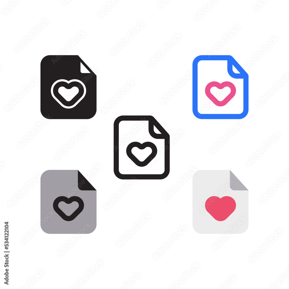 Favorite file Icon Favorite file Icon