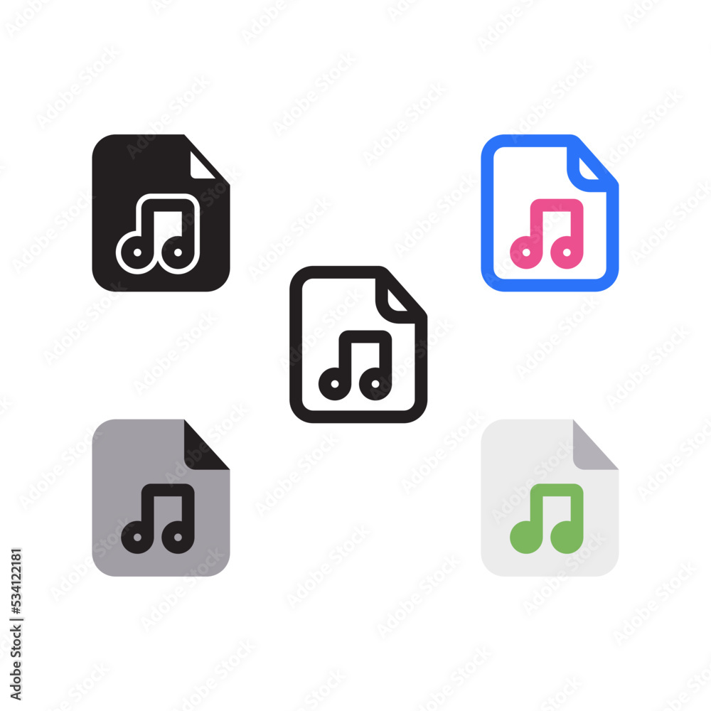 Music File Icon Pack Version Music File Icon Pack Version