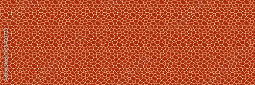 Brown geometric seamless pattern vector illustration. Irregular shapes like an animal print. repeated backdrop for textile,fabric and interior designs. line polygonal cells template background.