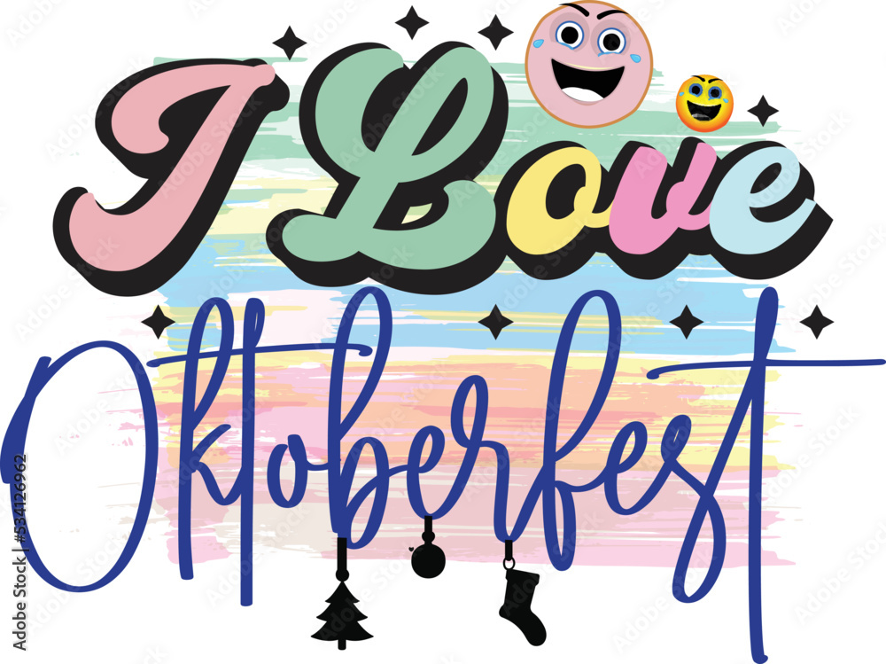Fototapeta premium Oktoberfest Sublimation Design