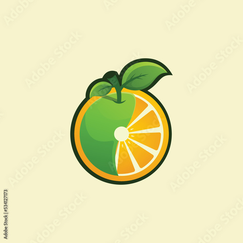 logo icon vector orange 