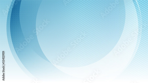 Abstract soft blue light and shade circle creative background illustration.
