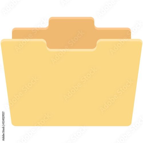 File Folders Vector Icon