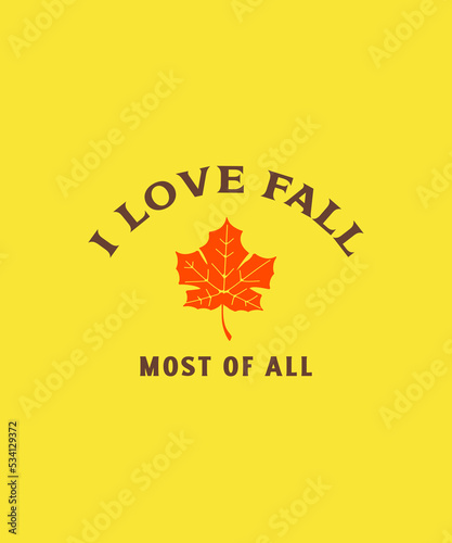fall i love fall design