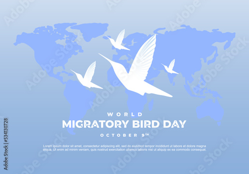 World migratory bird day ba...