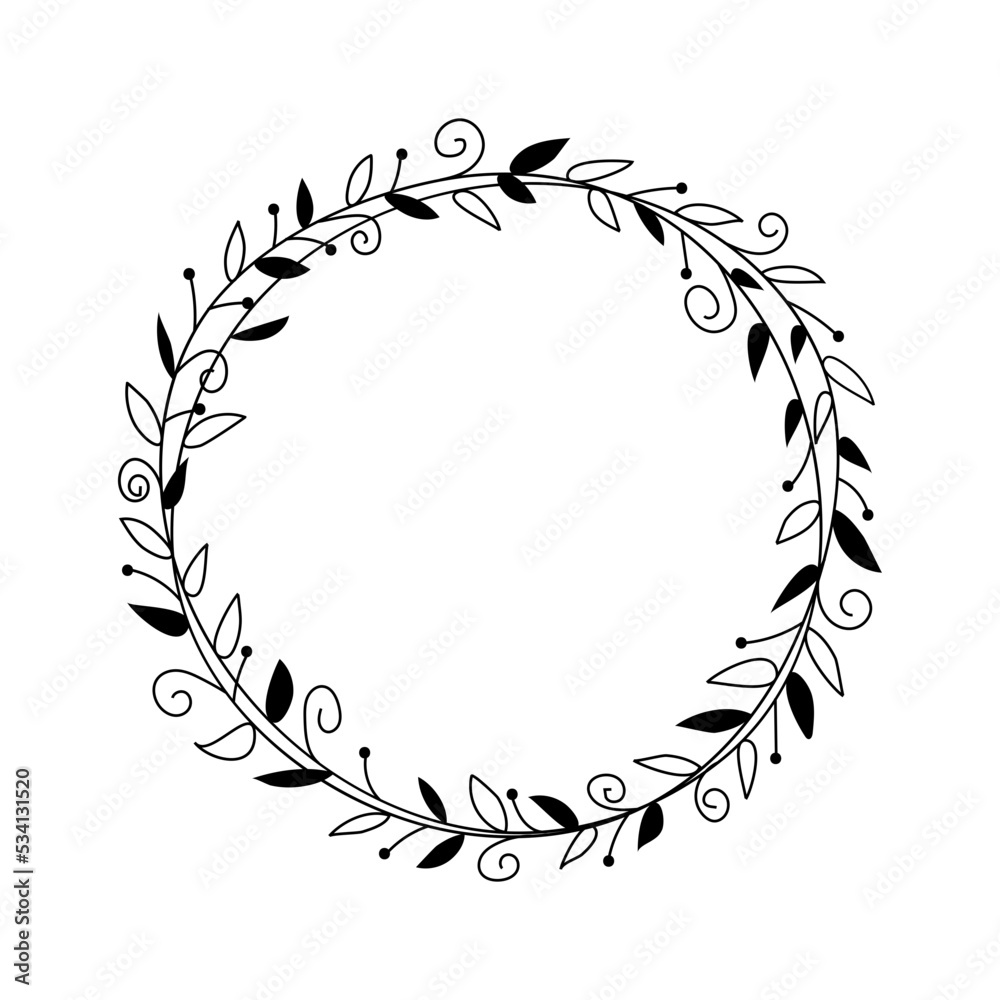 Circle Wreath Frame Circle Wreath Frame