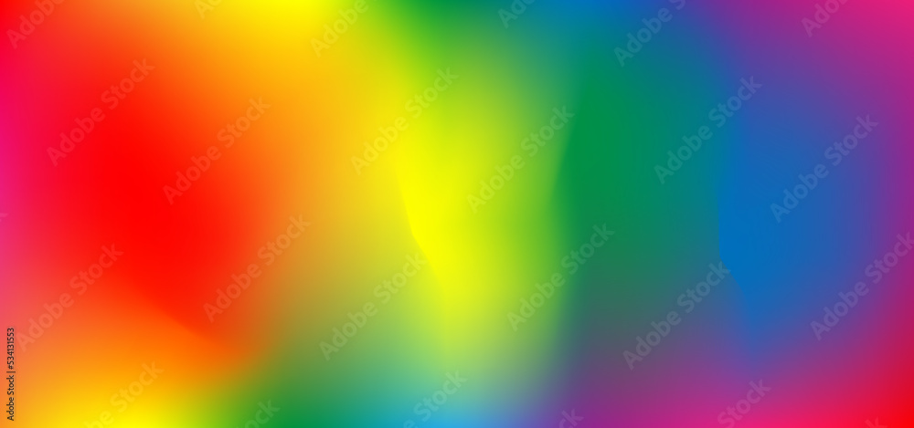 Rainbow gradient background. Colorful background. Vector illustration