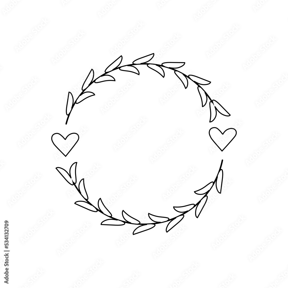 Circle Wreath Frame Circle Wreath Frame