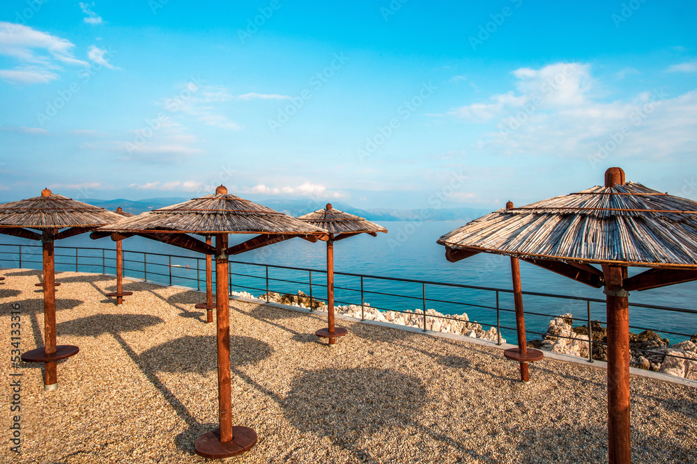 wonderful croatian resort  near Pula city, Rabac, Istria, Croatia, Europe... exclusive - this image sell only on Adobestock