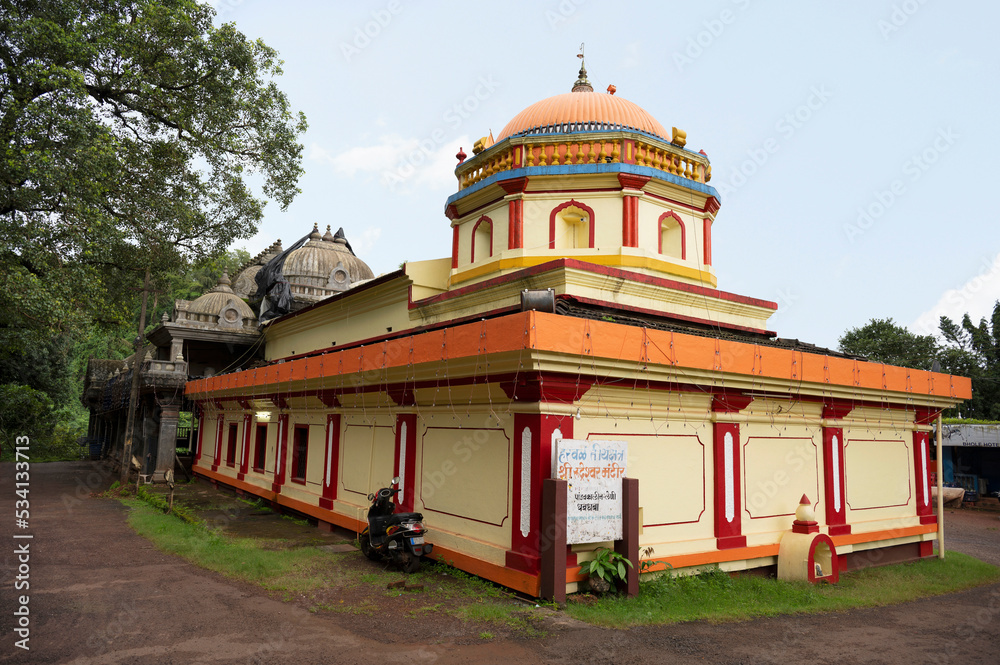 Shri Rudreshwar Temple, located near Arvalem Caves, Rudreshwar Colony, Sanquelim, Goa