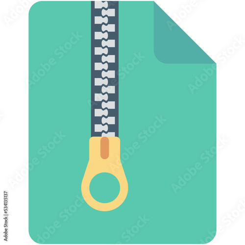 Zip File Vector Icon