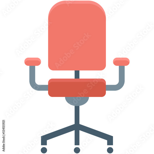 Swivel Chair Vector Icon