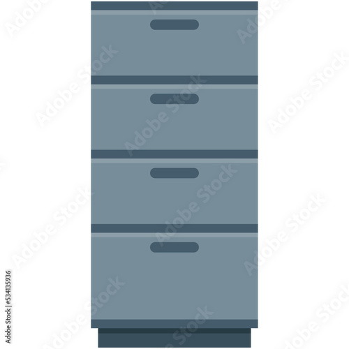 Drawers Vector Icon 