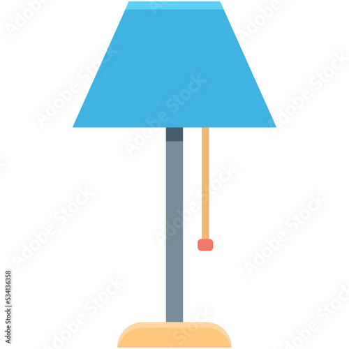Table Lamp Vector Icon