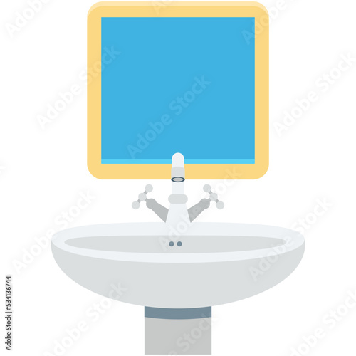 Wash Basin Vector Icon