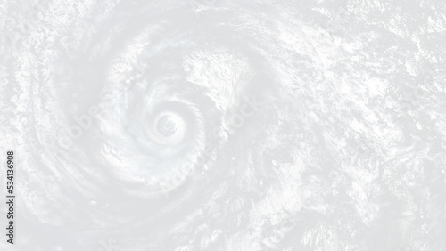 Eye of the Hurricane. Hurricane on a transparent background in PNG format. Typhoon over planet Earth. Category 5 super typhoon Views from outer space. (Elements of this image furnished by NASA)