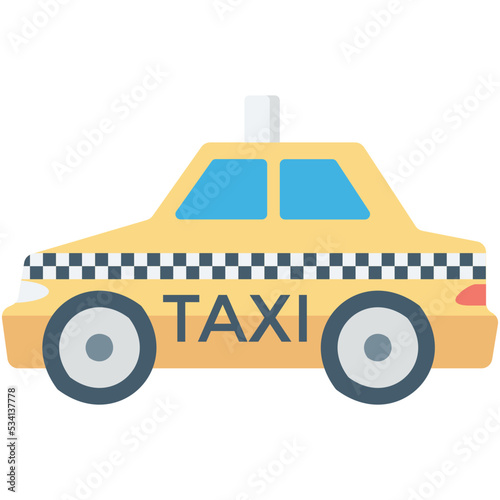 Taxi Vector Icon 