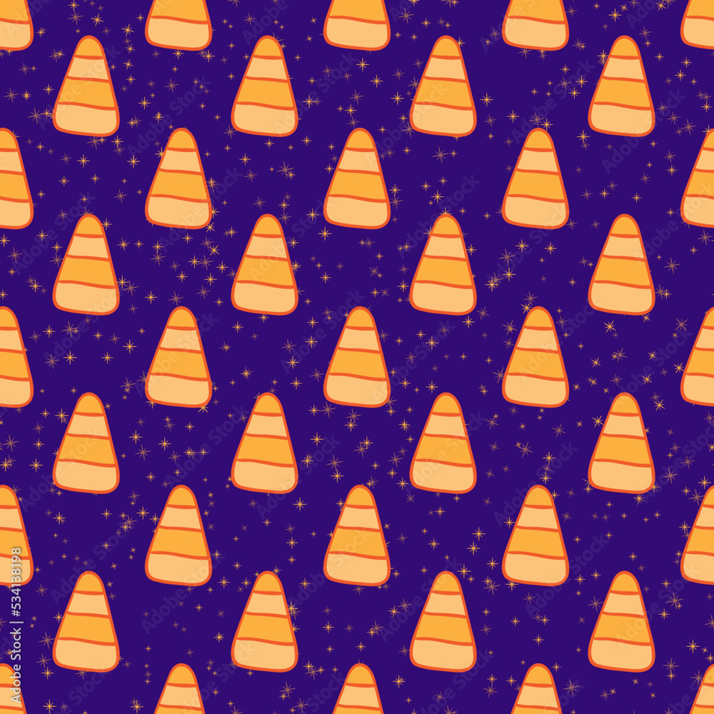 Seamless backgrounds of sweet. Collection halloween candy Seamless backgrounds of sweet. Collection halloween candy