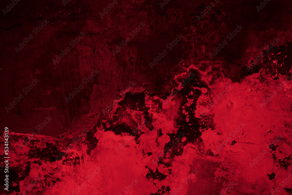 Scary dark red blood grunge wall concrete texture background Stock ...