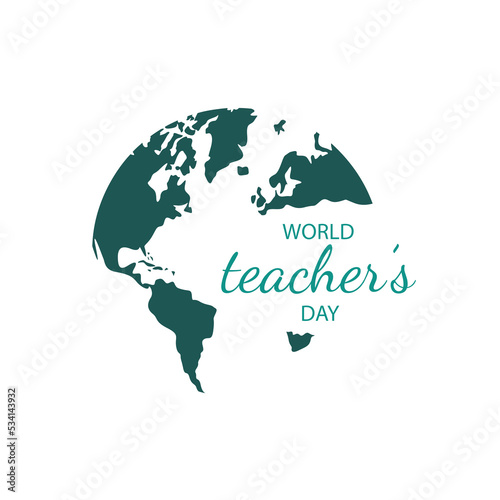 world teachers day vector design