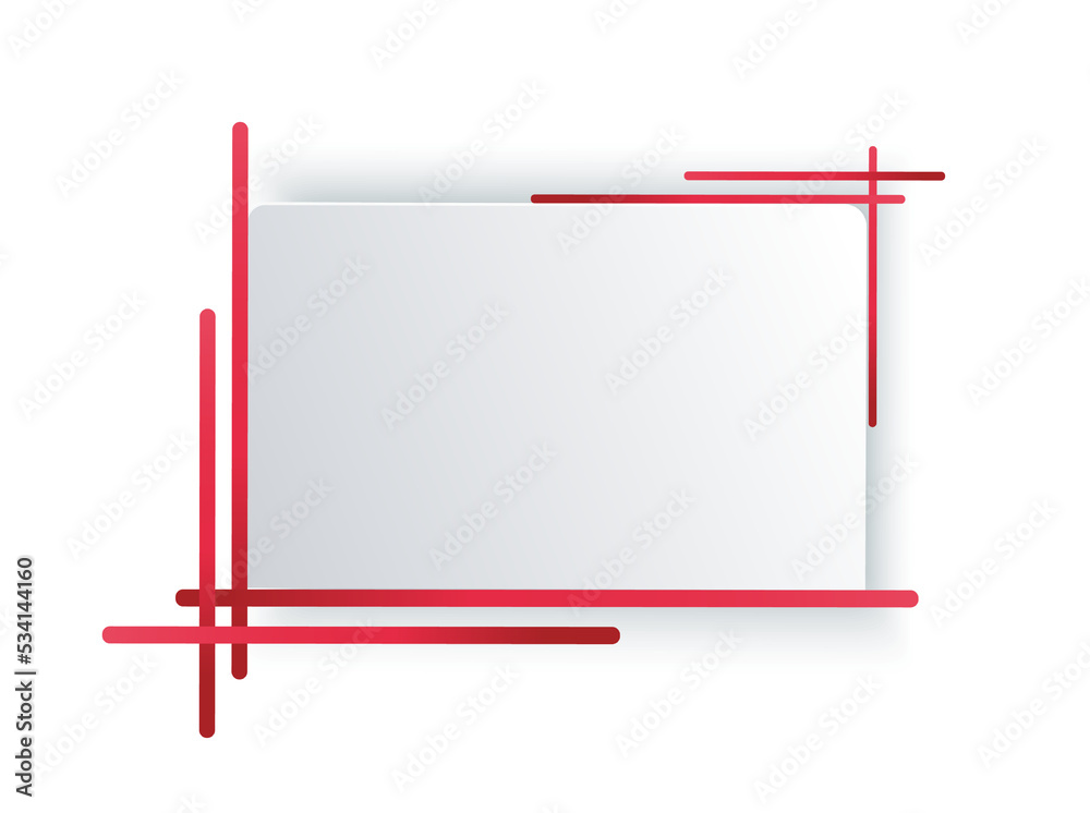 red frame template illustration red frame template illustration
