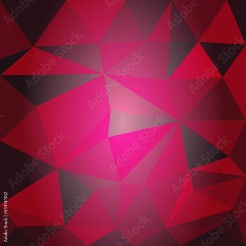 Triangular style abstract background - Illustration