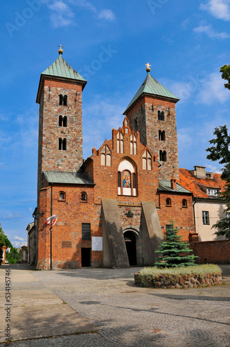 Basilica of Our Lady of Consolation in Czerwinsk over Vistula, Masovian Voivodeship, Poland.