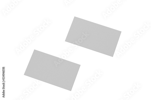 Blank Paper Business card mockup PNG © mrletters