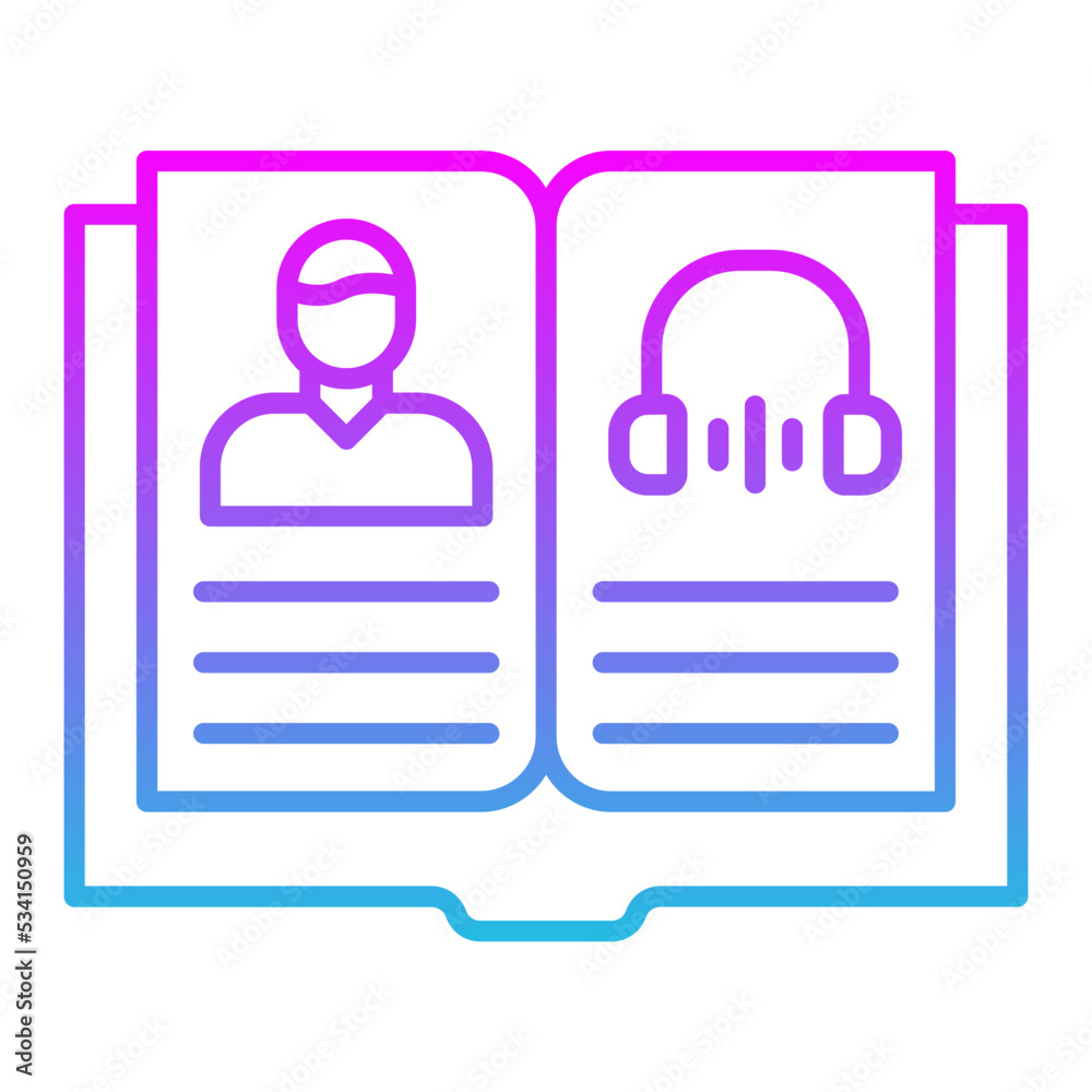 Information Line Gradient Icon Information Line Gradient Icon