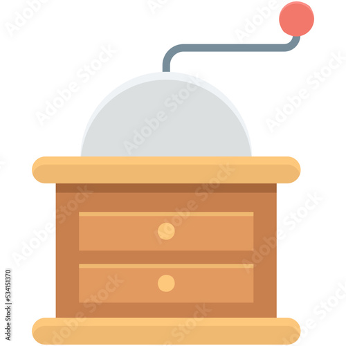 Coffee Mill Vector Icon