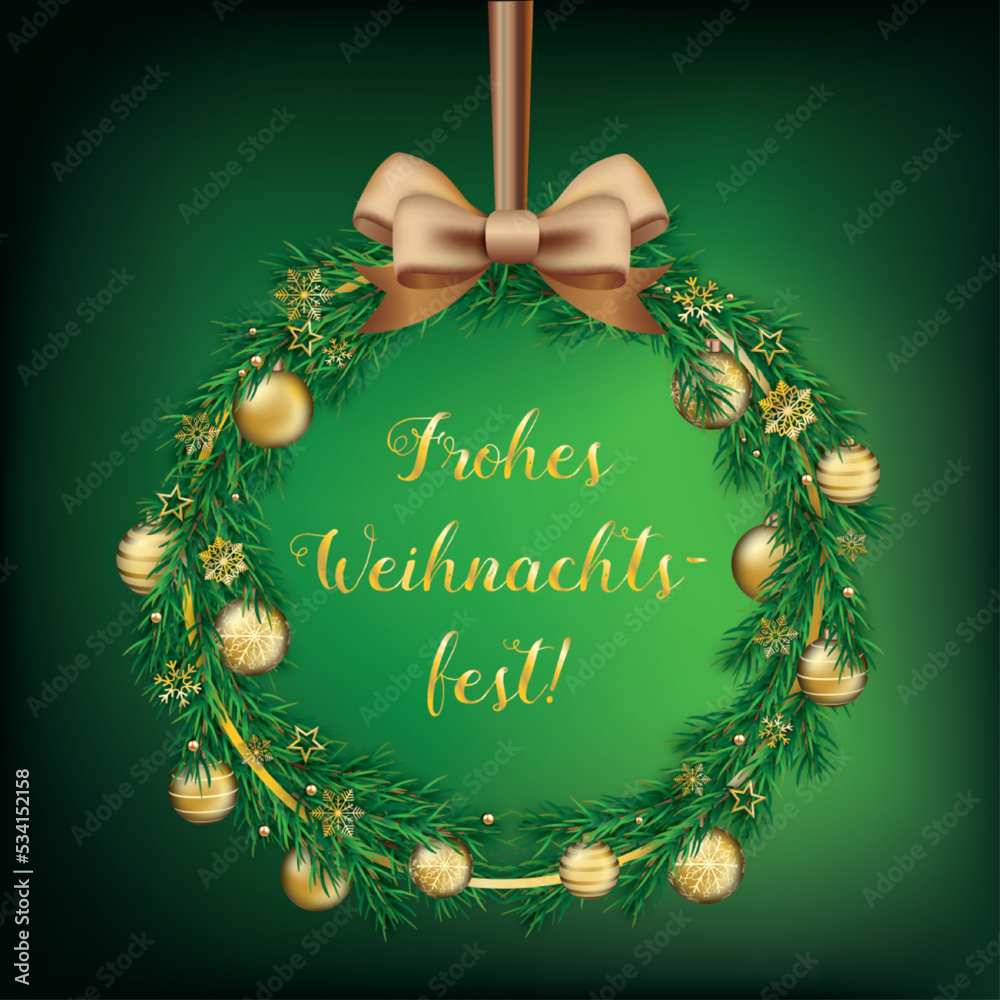 Adventskranz Frohes Weihnachtsfest