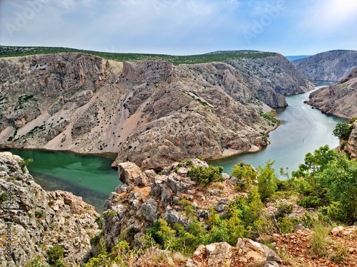 Fototapeta Naklejka Na Ścianę i Meble -  The Zrmanja Canyon in Croatia