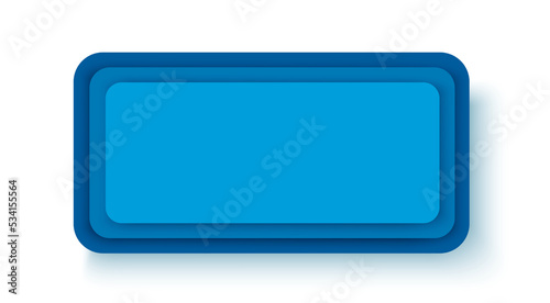 blue frame template illustration	
