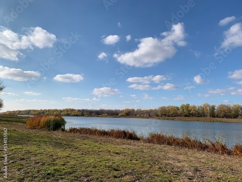 landscape with lake