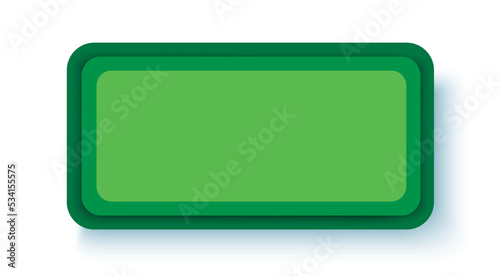 green frame template illustration 