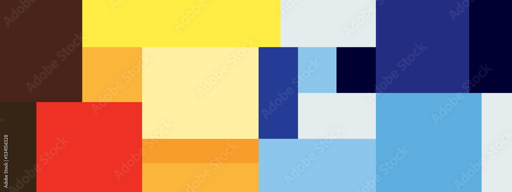 Square abstract banner background design vector. Geometric shape colorful wallpaper.