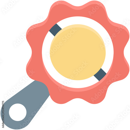 Rattle Colored Vector Icon 