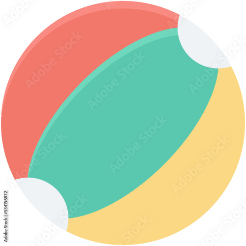 Rattle Colored Vector Icon 