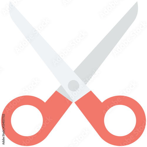 Scissor Colored Vector Icon