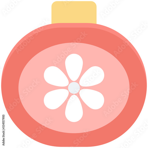 Perfume Colored Vector Icon