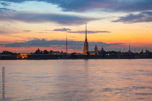 The Peter and Paul fortress in Saint Petersburg