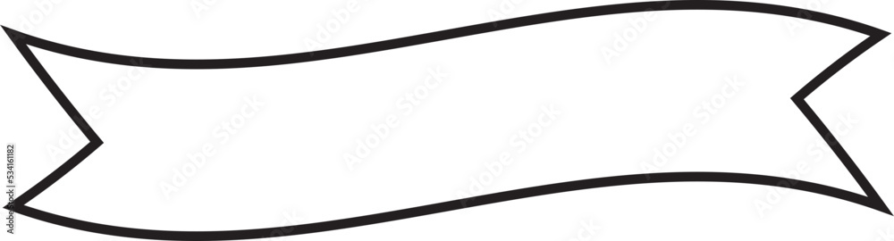 Ribbon Line Doodle Ribbon Line Doodle
