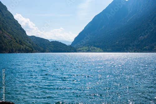 Foto del lago Val Poschiavo, Miralago, Le Prese
Foto del lago Miralago in Val Poschiavo