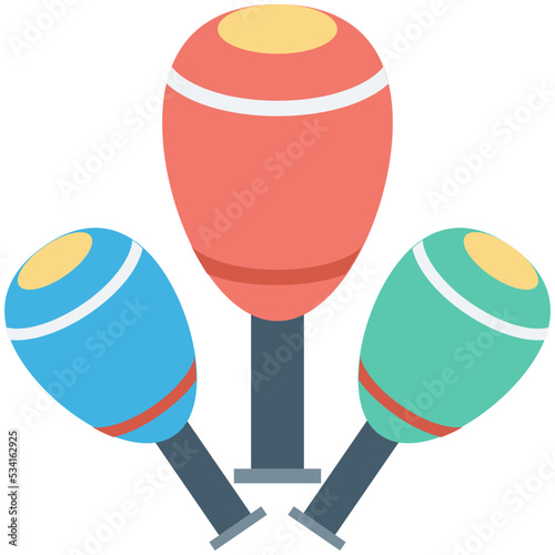 Juggling Colored Vector Icon
