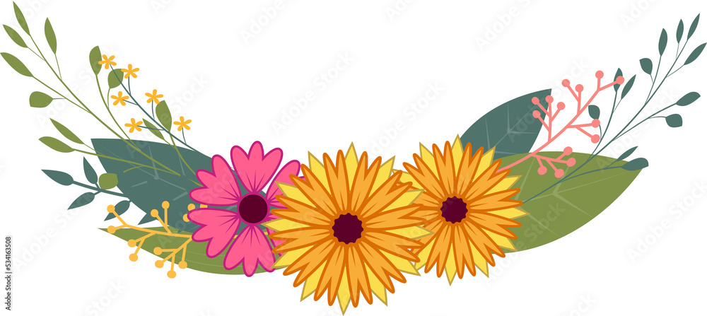Flower with Leaf for Decoration Flower with Leaf for Decoration