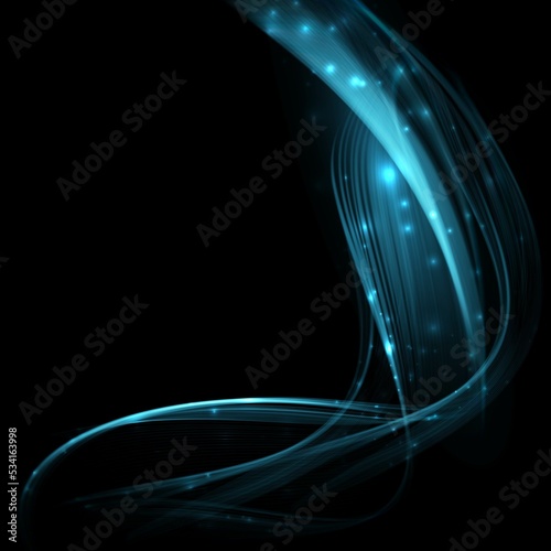 Abstract wave futuristic background. Illustration.  