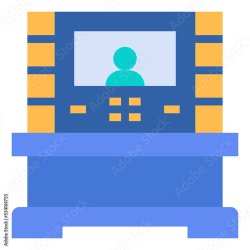 telemedicine modern line style icon