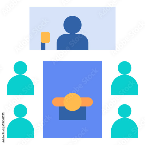 teleconference modern line style icon